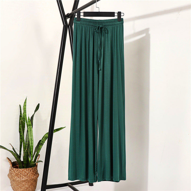 High Waist Cuprammonuium Loose Thin Casual Pants
