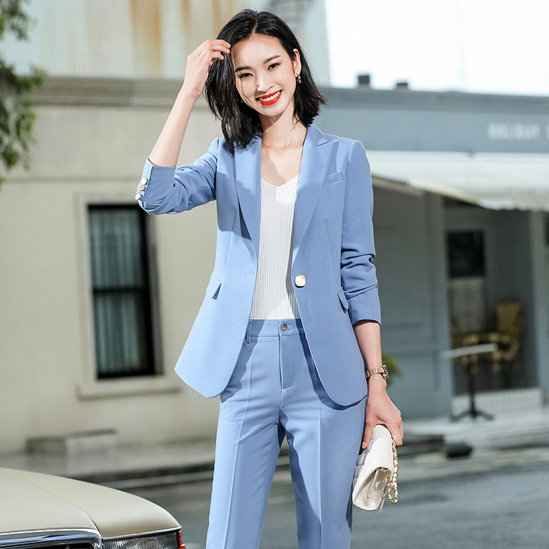 Xian Gao Professional Suit Fashion Temperament Goddess Fan