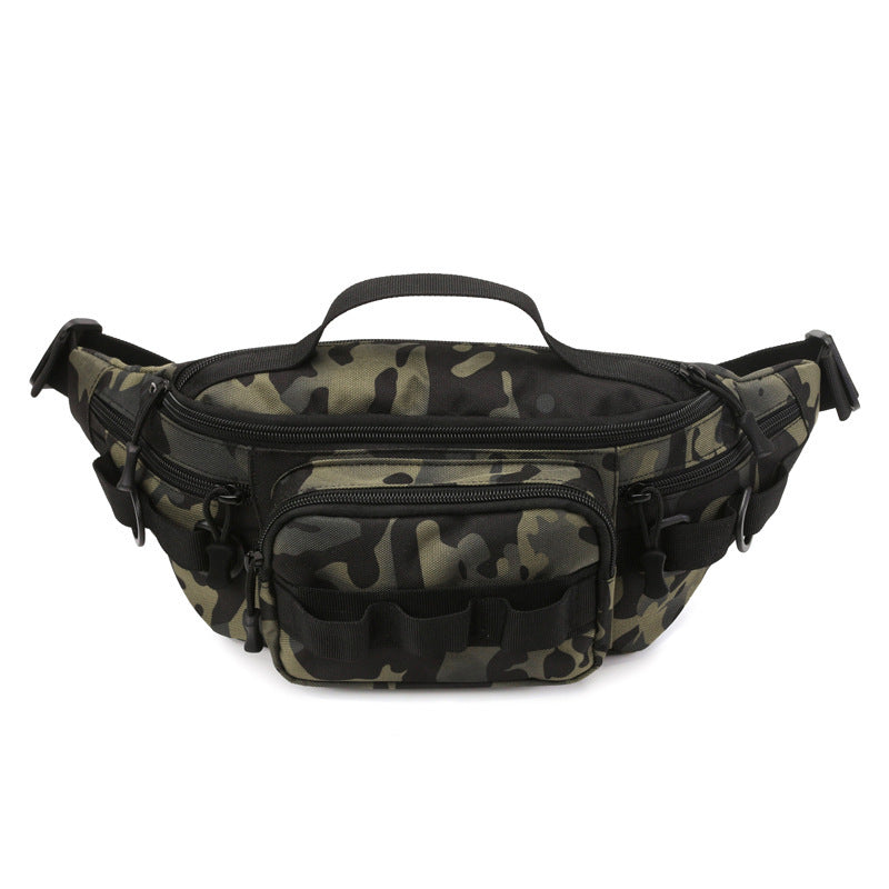 New Waist Bag Men's Multi-functional Crossbody One Shoulder Waterproof Backpack