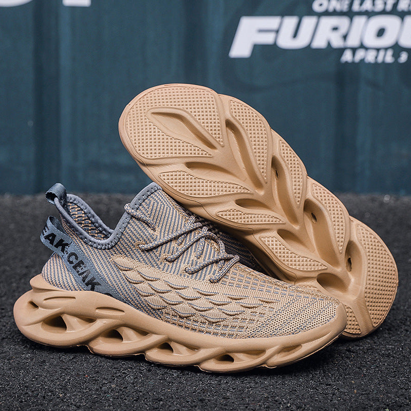 Blade Mesh Sports And Leisure Running Trendy Men's Shoes