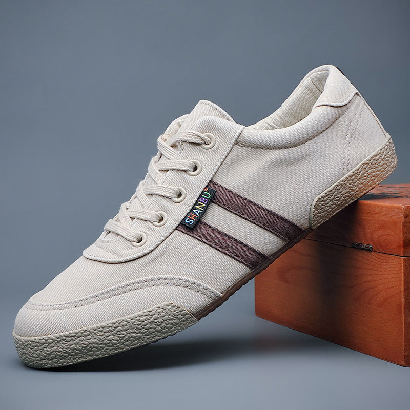 Casual Men's Versatile New Breathable Low Top Canvas Shoes