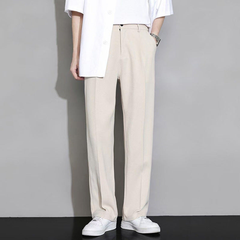 Trendy Ins Draping Design Wide-leg Pants