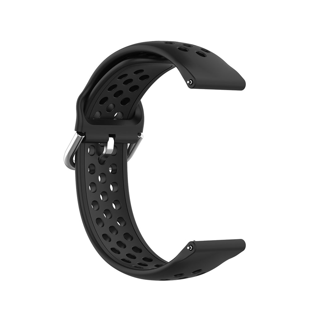 Silicone Watch Strap Porous Straight Buckle