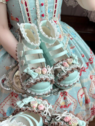 Round Head Platform Shoes Women