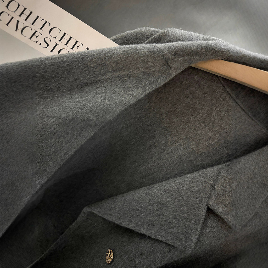 Women's Small Temperament Suit Woolen Coat