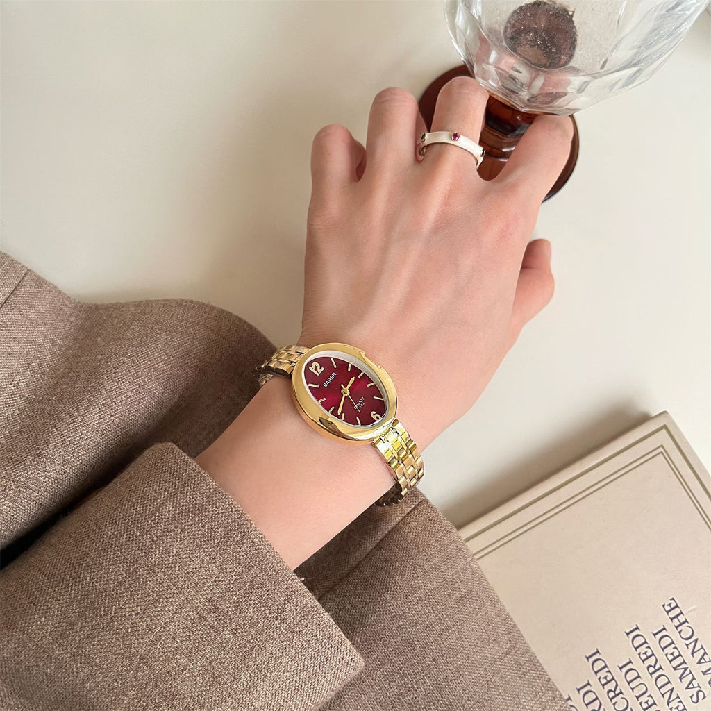 Elegant Big Diamond Watch Women's High-grade Light Luxury