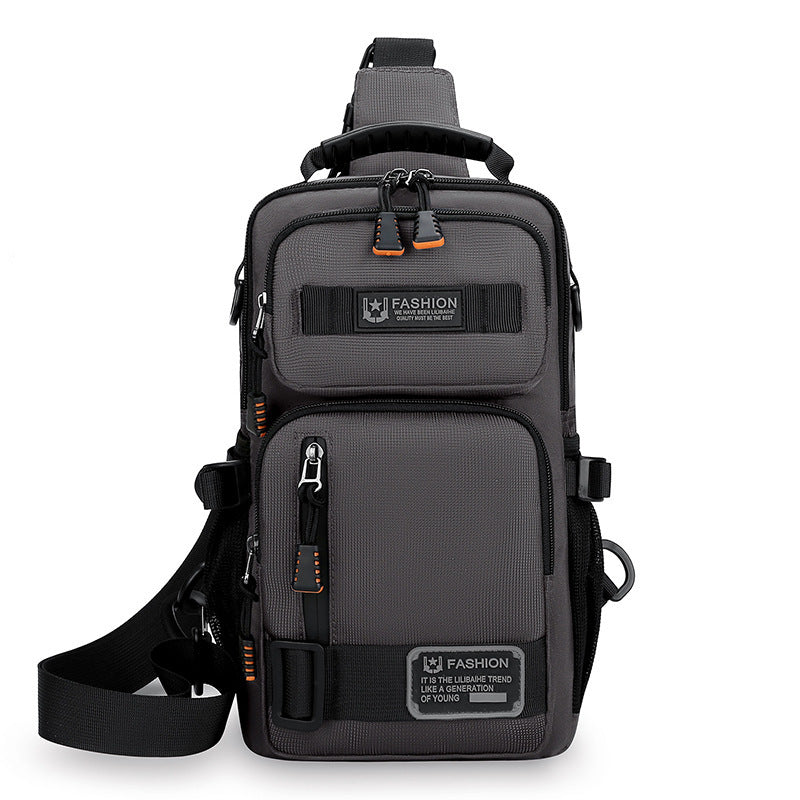 Men's Chest Bag Large Capacity Personalized Trendy Portable Shoulder