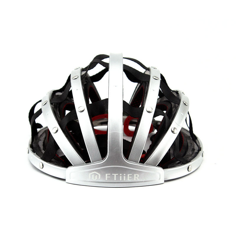 Folding mountain bike helmet