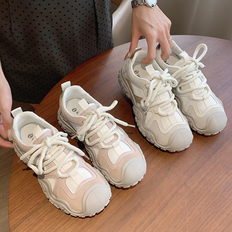 New Summer Hit Small Niche Board Shoes Sneakers Mesh Breathable