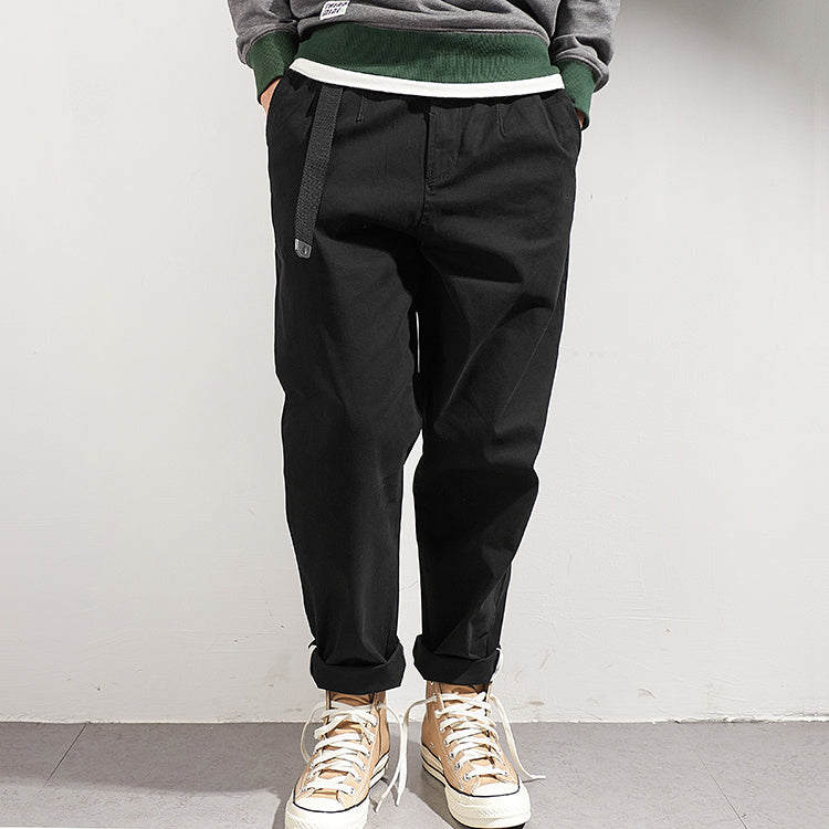 Men's Japanese-style Retro Loose Tapered Casual Pants