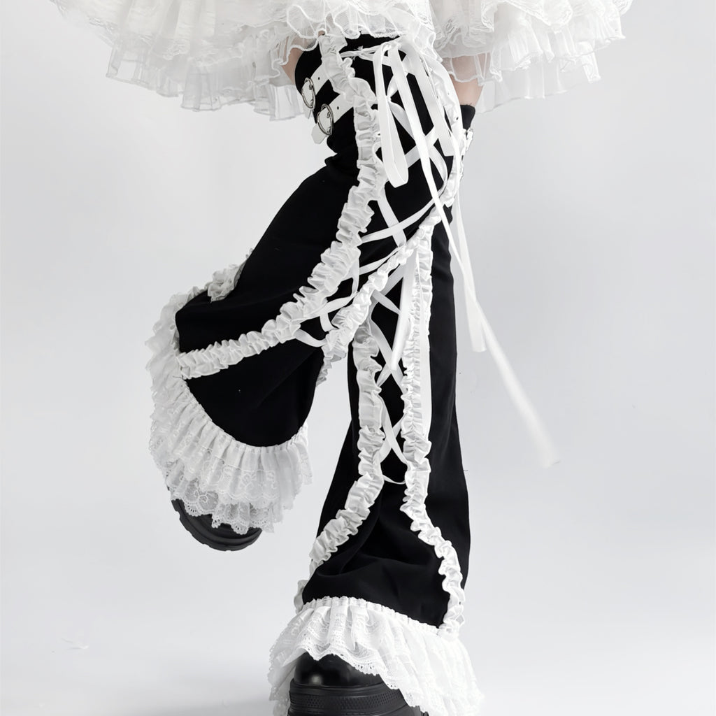 Below The Knee Slimming Lace Versatile Long Leg Socks