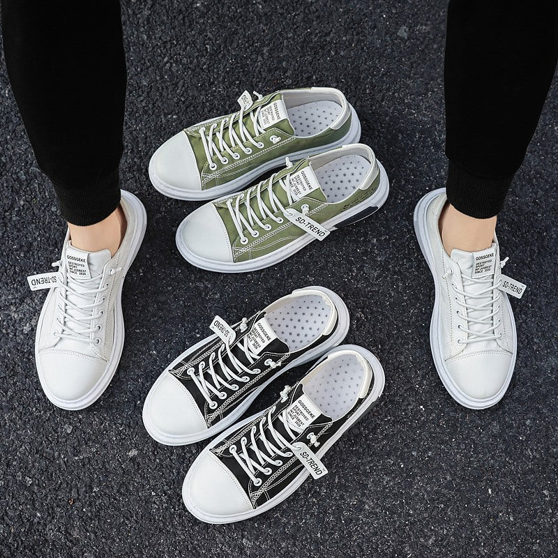 Breathable Ice Silk Cloth Shoes Thin Style Trendy Canvas Men's Shoes