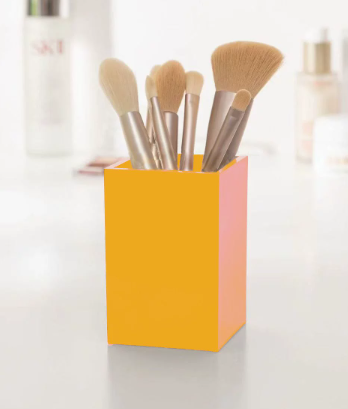 Pen container-acrylic-orange-PS-1 piece