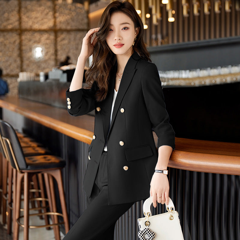 Spring And Autumn Business Two-piece Set For Women