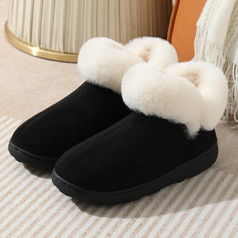 New Bag Heel Winter Home Indoor Platform Warm Couples Cotton Shoes