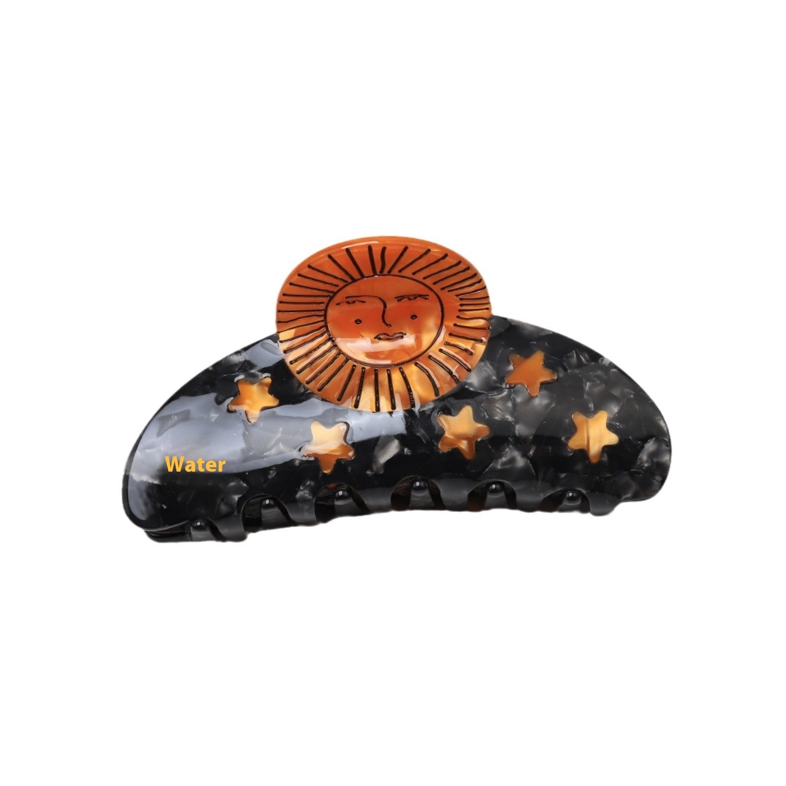 Snail Sunflower Angel Acetate Hair Clip