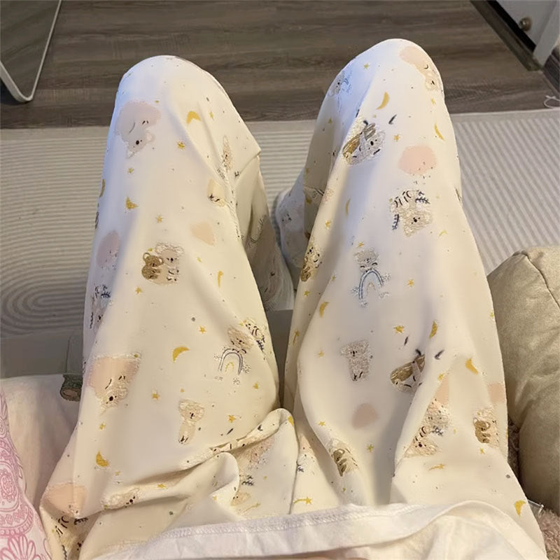 Cartoon Japanese Pajama Pants Student Female Anti-mosquito Cute Dormitory Leisure