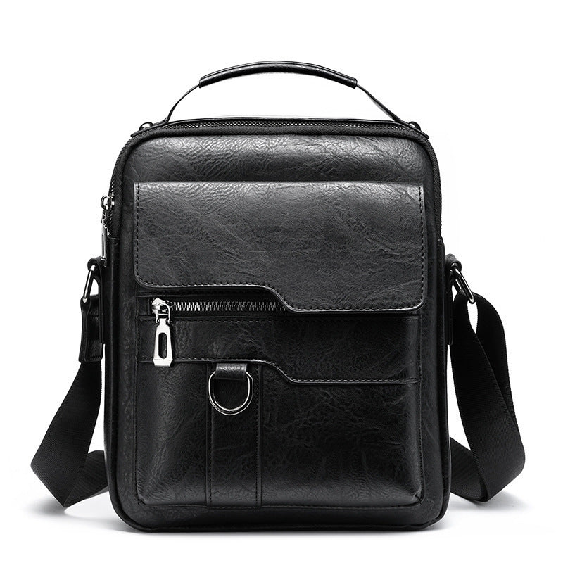 Men's One Shoulder Retro Business Crossbody Bag