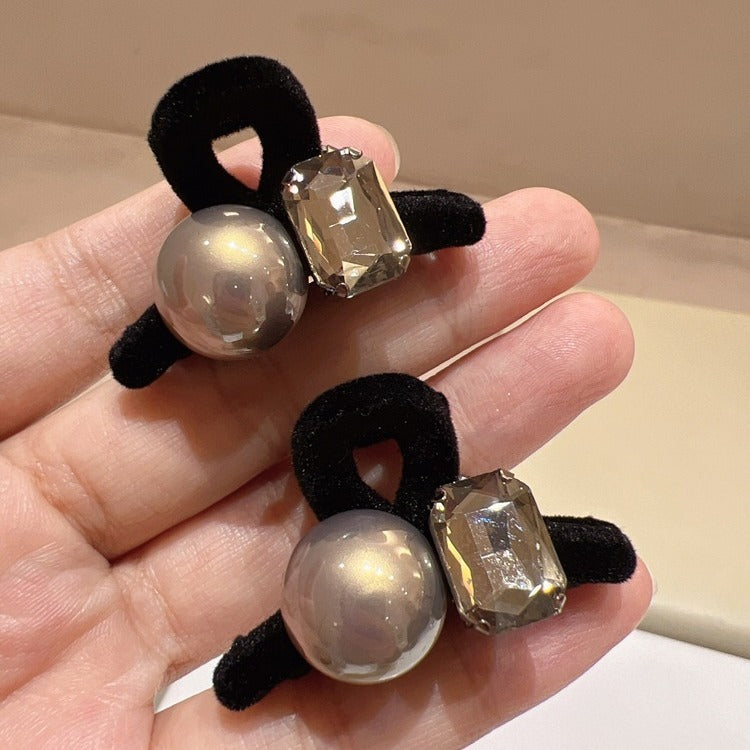 Black Pearl New High-grade Small Hair Grabbing Clip