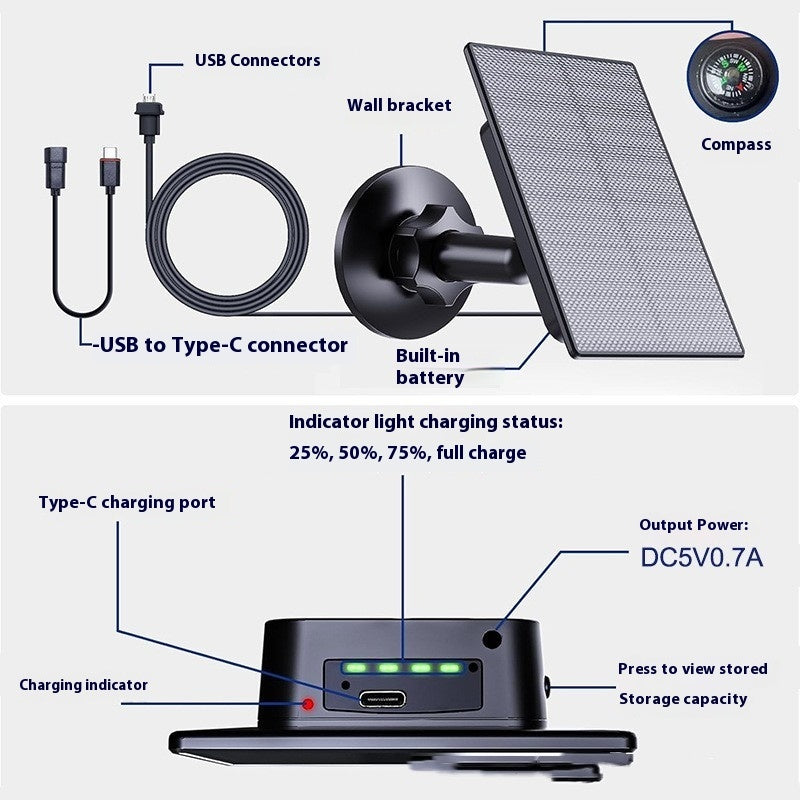 2W Monocrystalline Silicon Outdoor Solar Panel