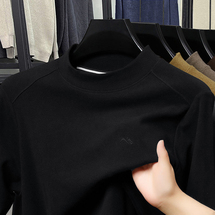 Crew Neck Casual Loose Long Sleeve Men's T-shirt