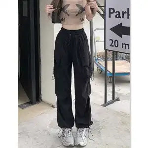 Workwear Men's Loose Tappered Wide-leg Pants