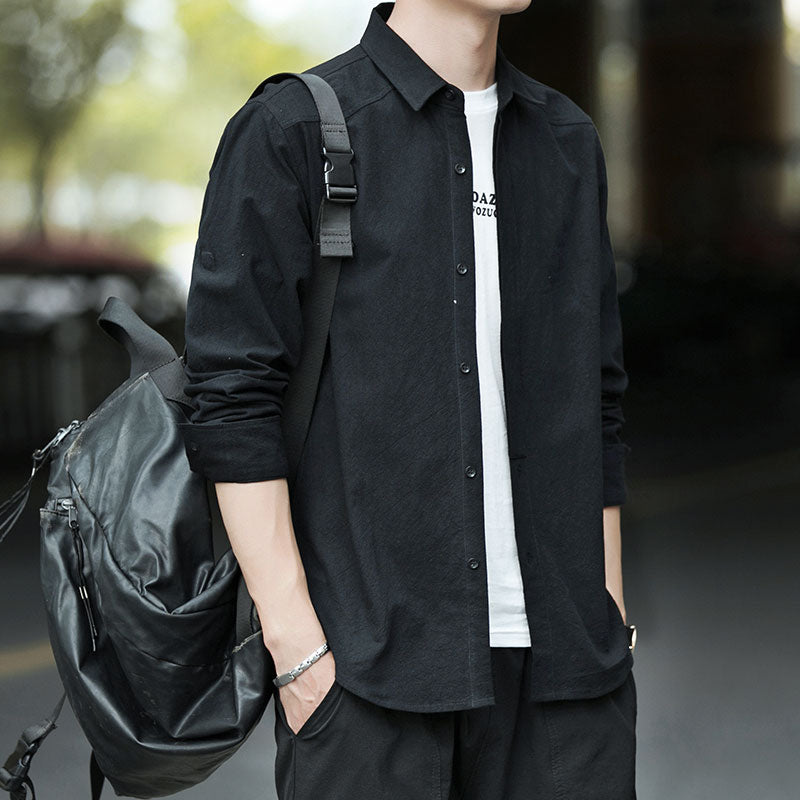 Men's Long Sleeve Workwear Shirt Jacket