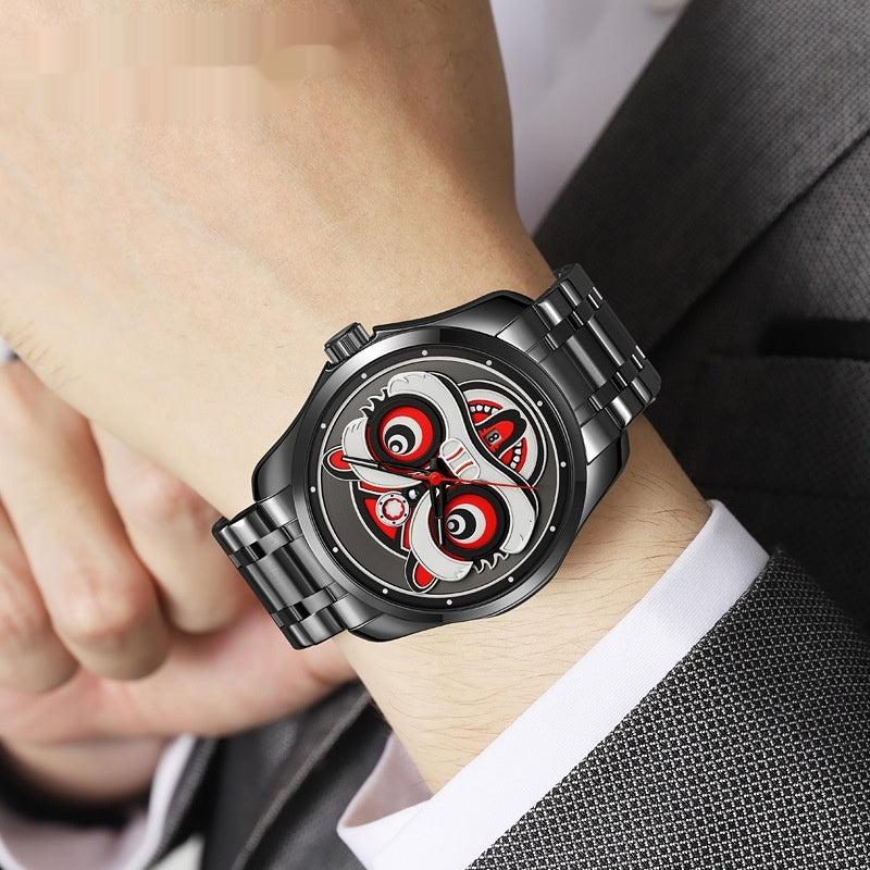 Personalized Creative Lion Head Luminous Watch Men