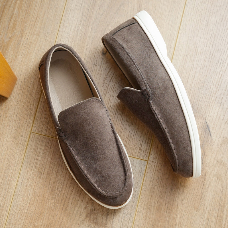 Slip-on Suede Loafers Shoe Cover Lazy Feet