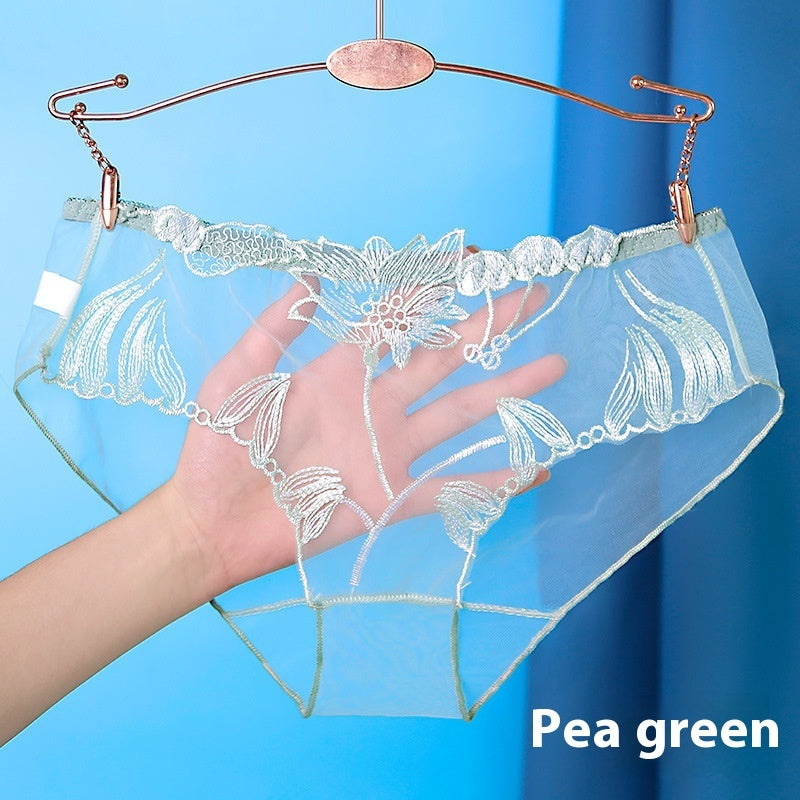 Charming Transparent Mesh Seamless Underwear Shorts