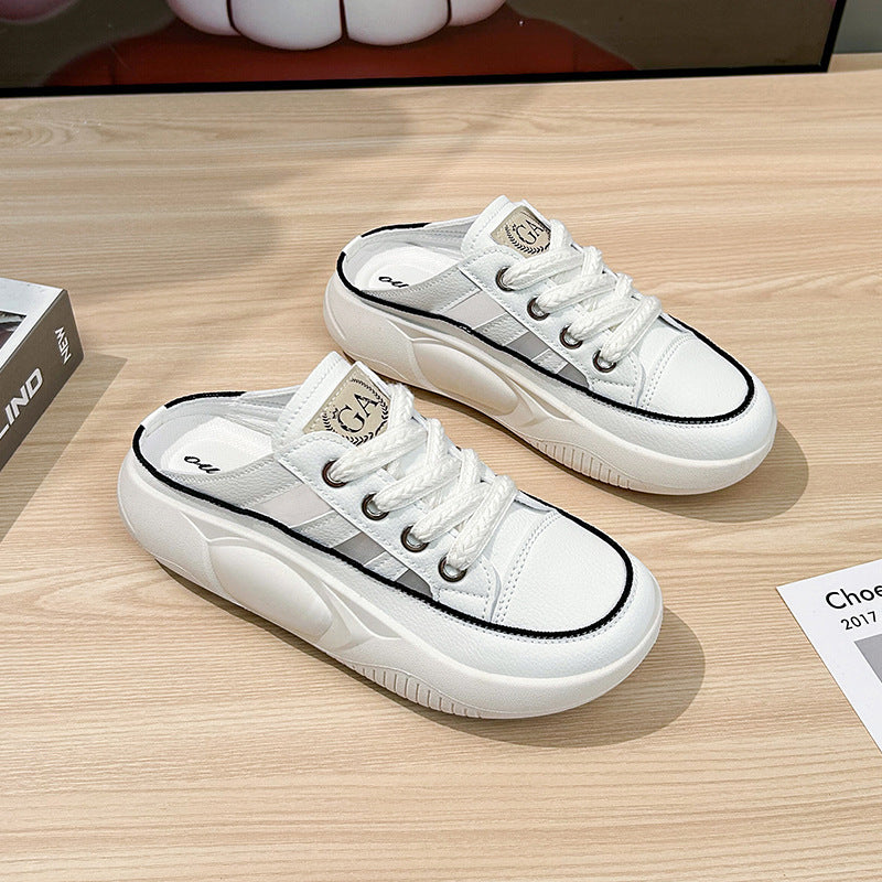 Casual Slip-on Lazy Half Slippers Women