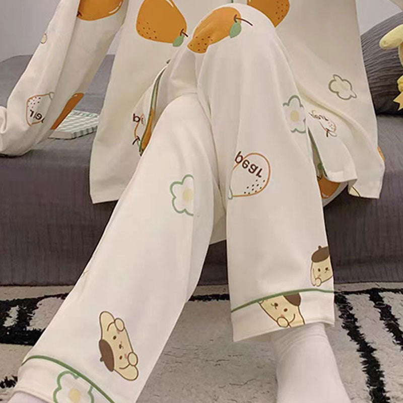 Cartoon Japanese Pajama Pants Student Female Anti-mosquito Cute Dormitory Leisure
