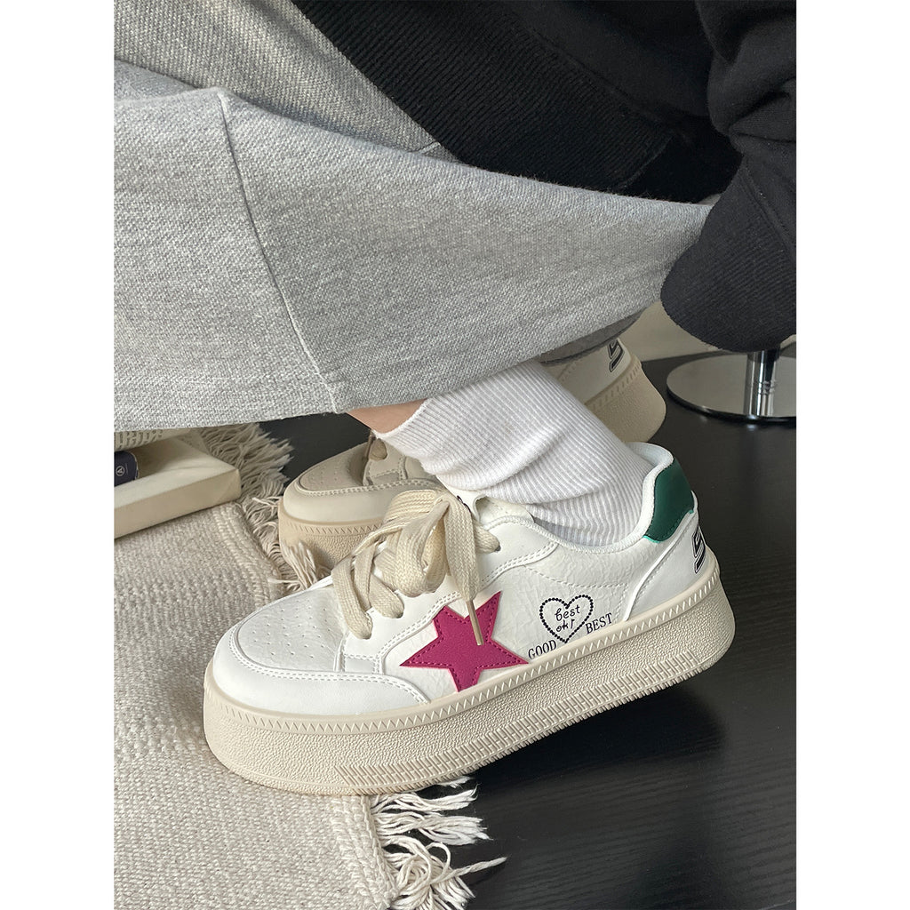 Spring New Thick Bottom Versatile Casual Sneaker