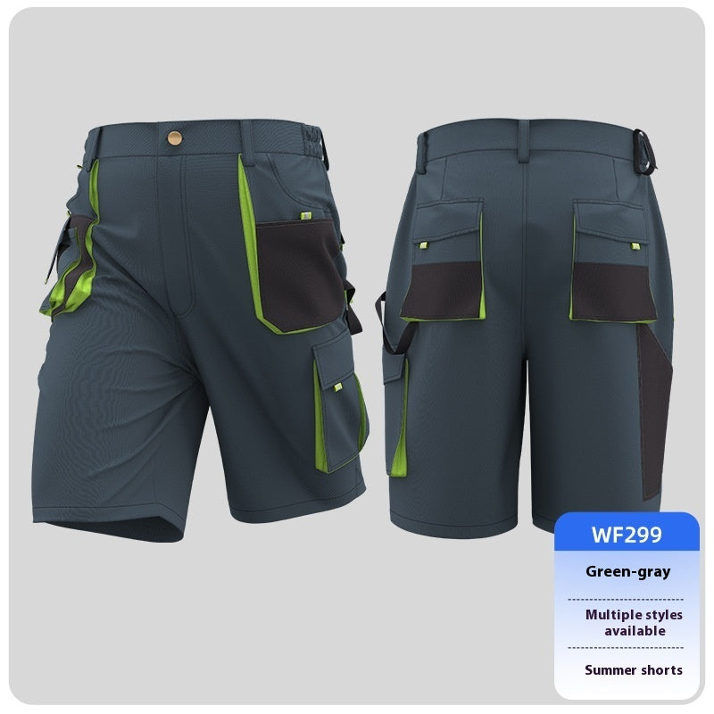 Short Summer Casual Work Pants Men