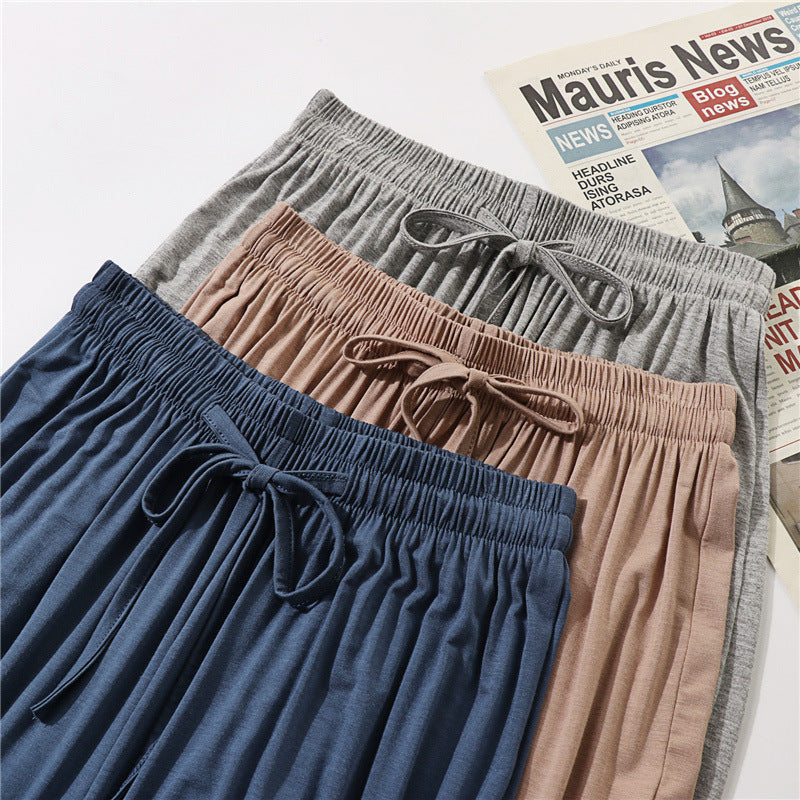 High Waist Cuprammonuium Loose Thin Casual Pants