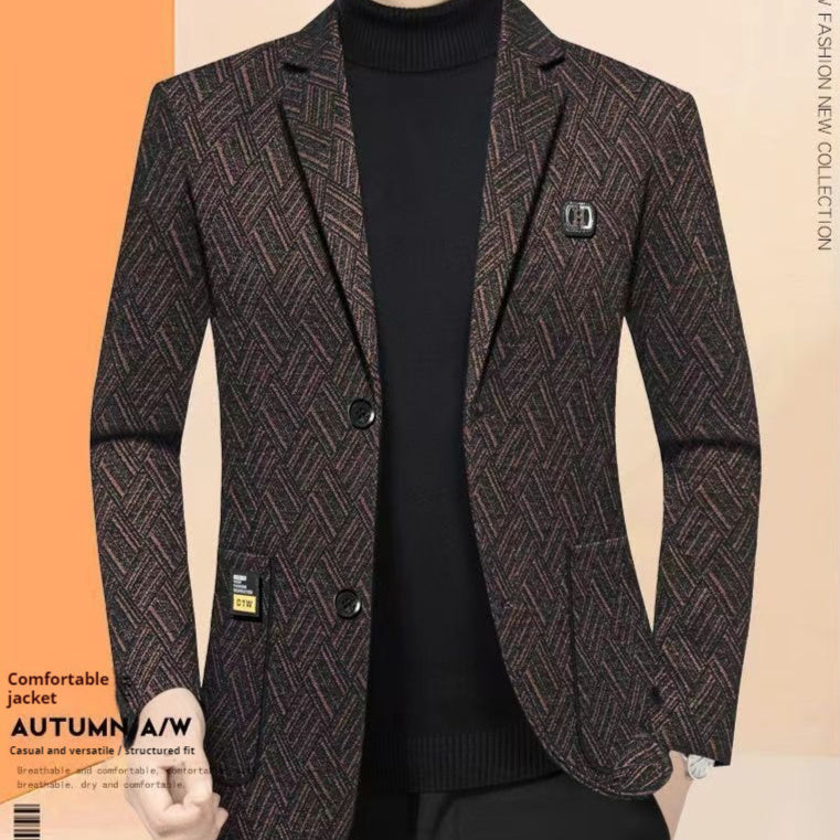 High-end Business Casual Suit Men's Jacket
