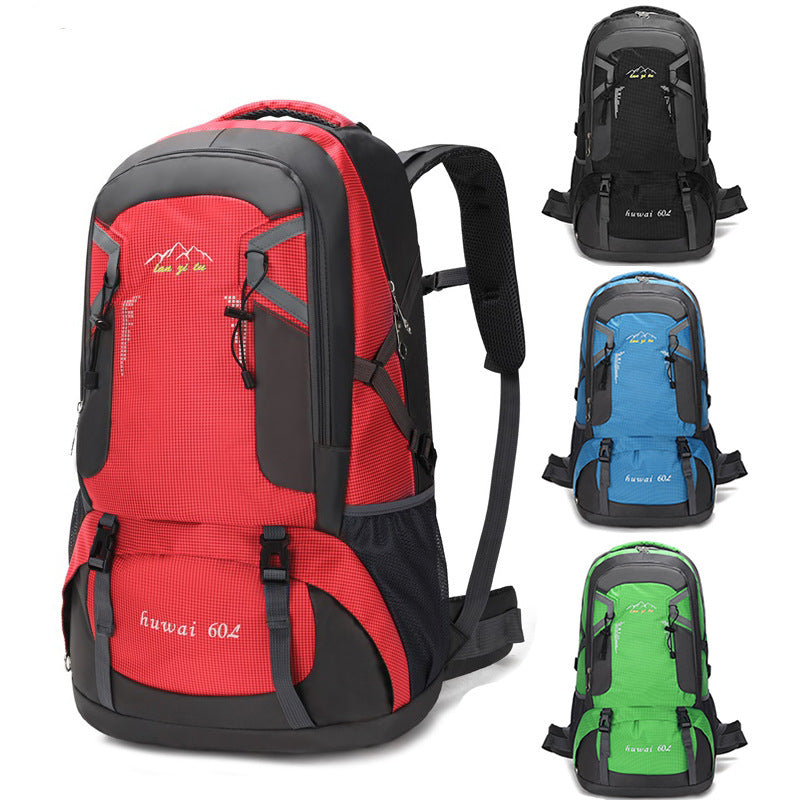 60L Large Capacity Backpack Men's Outdoor Hiking Leisure Travel Bag