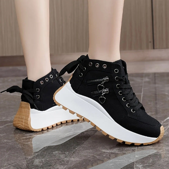 High-top Platform Female Fashion Casual Board Shoes