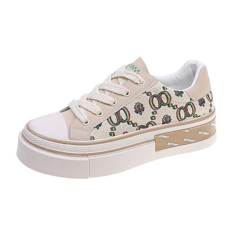 Women's Fashion Casual Color Matching Canvas Shoes