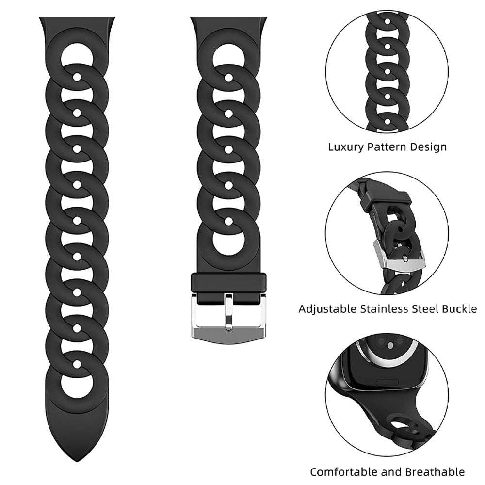 Smart Watch Ring Bracelet Silicone Universal Watch Wristband