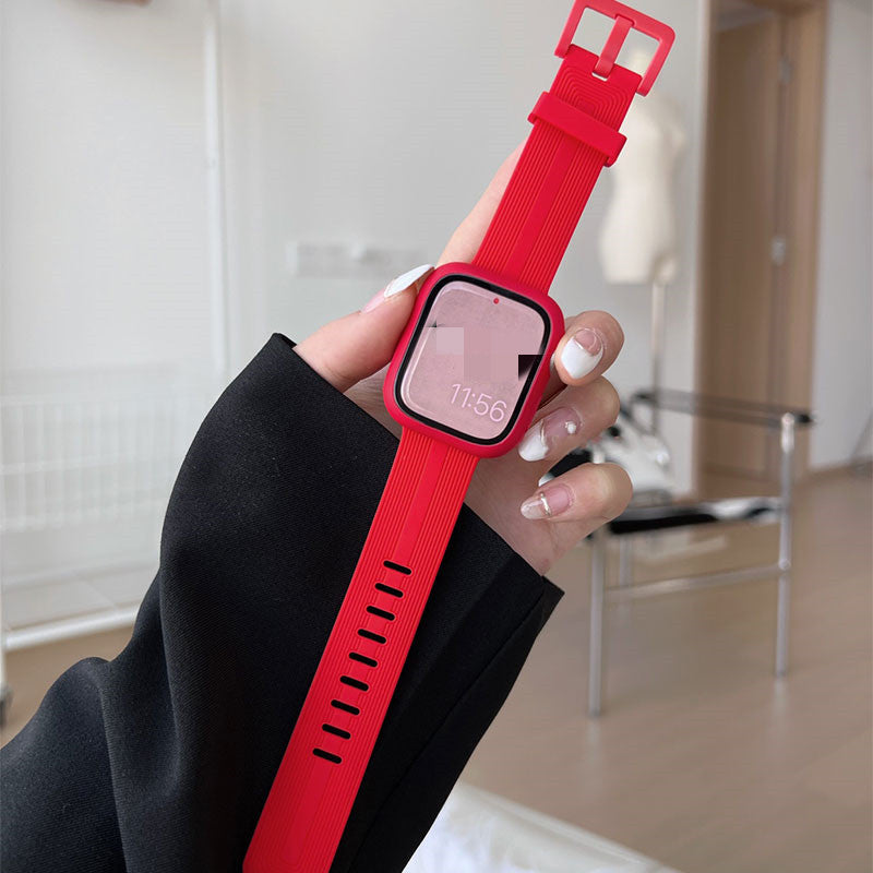 Smart Watch Solid Color Simple Silicone Strap