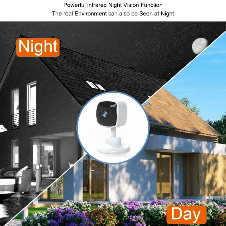 For HD Wireless Monitoring WIFI Indoor V380 Camera Night Vision Children's Home