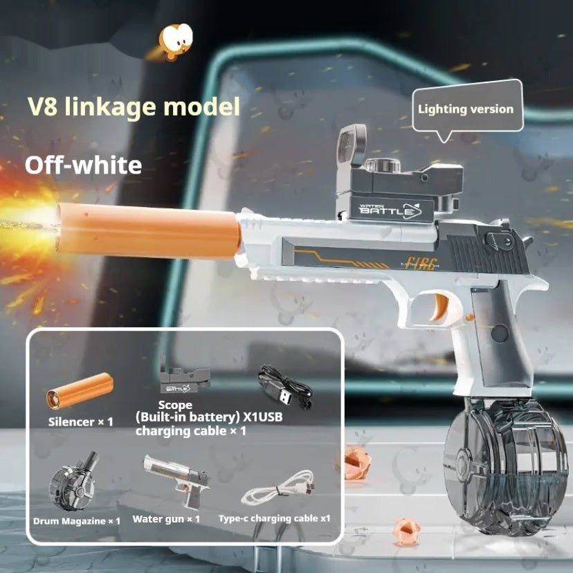 New Fire Light Effect Electric Water Gun