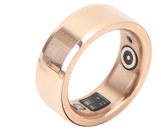 Black Technology Heart Rate, Blood Oxygen, Sleep Monitoring Waterproof Bluetooth Ring