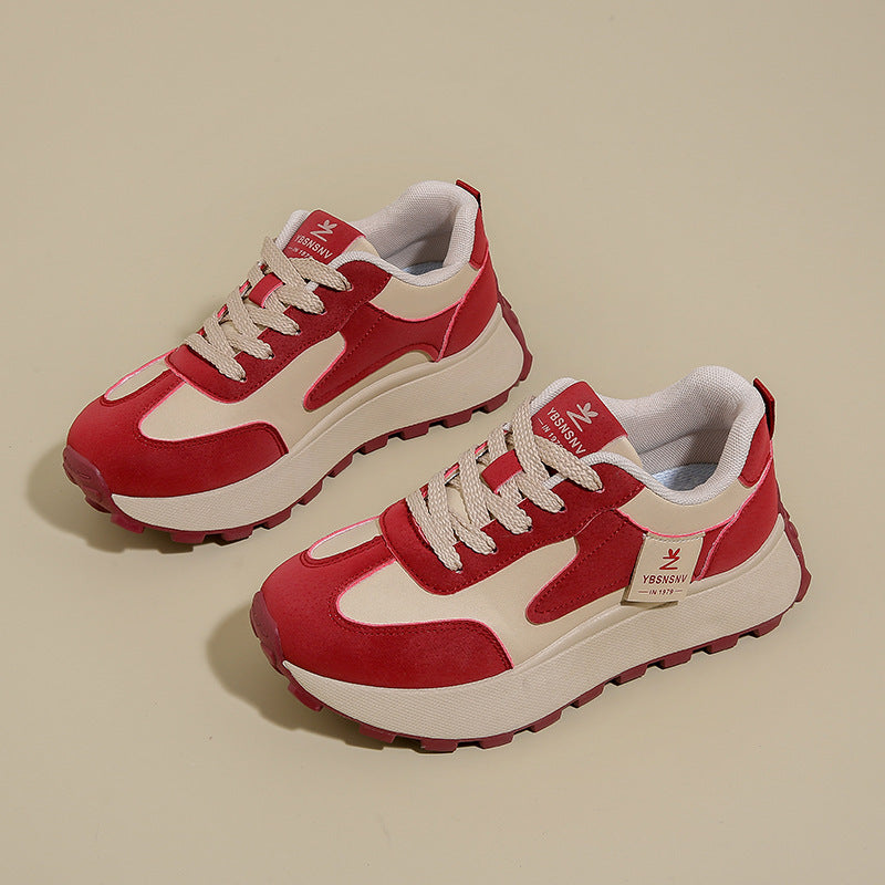 Women's Casual All-matching Printed Sports Running Shoes