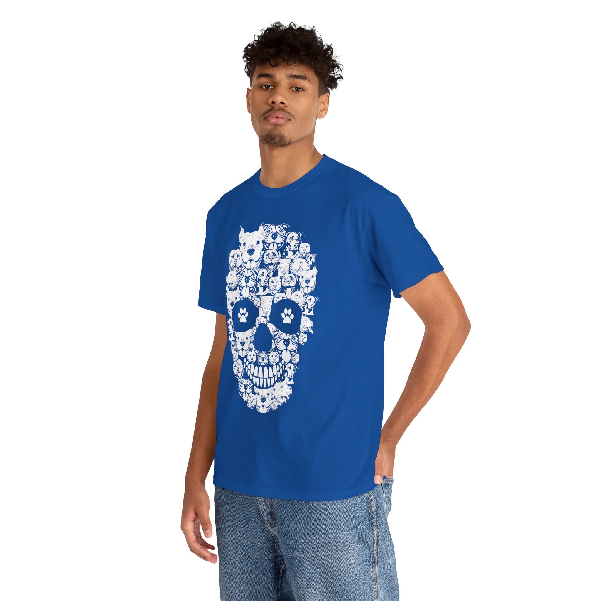 T-shirt Men And Women Couple Solid Color White Printing