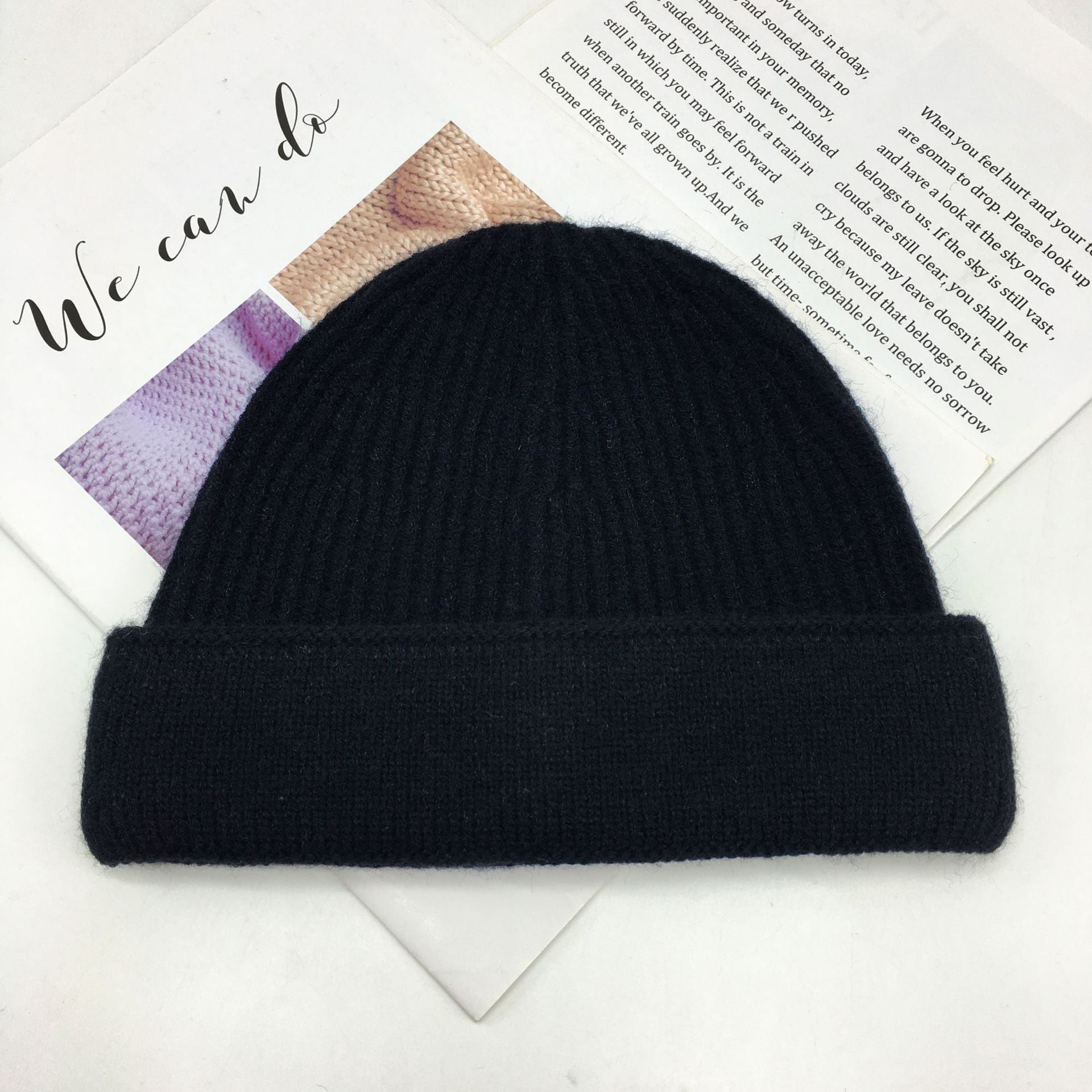 Women's Winter Personalized Big Head Circumference Warm Wool Hat