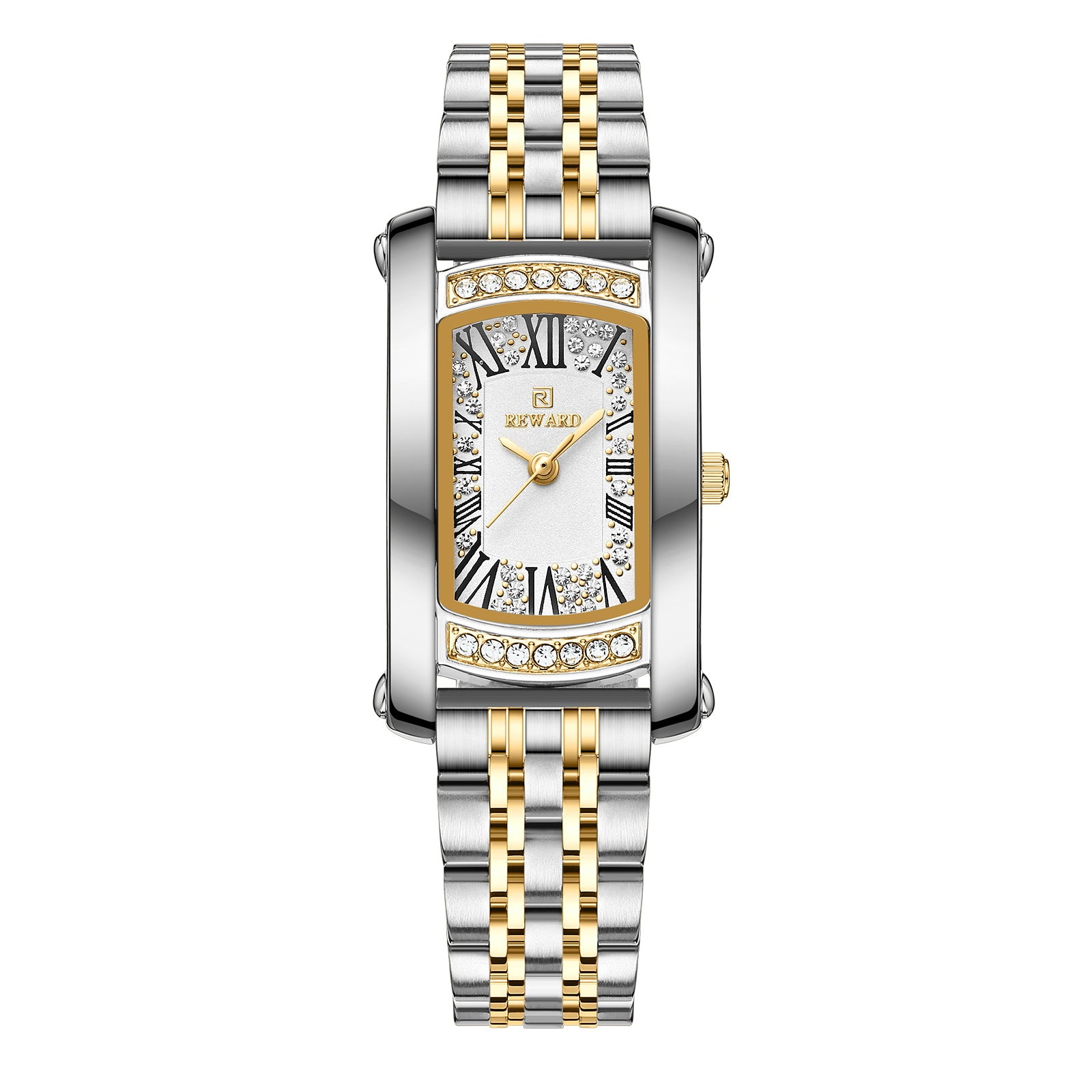 Affordable Luxury Fashion Waterproof Women's Square Quartz Wrist Watch