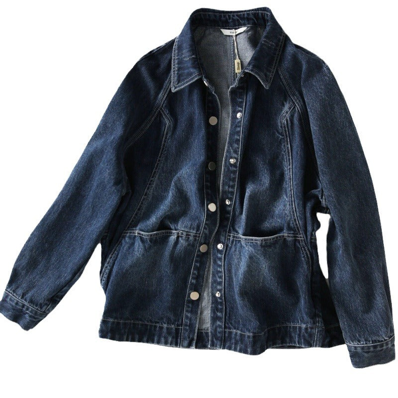 Slimming Baseball Jacket For Women Preppy Style