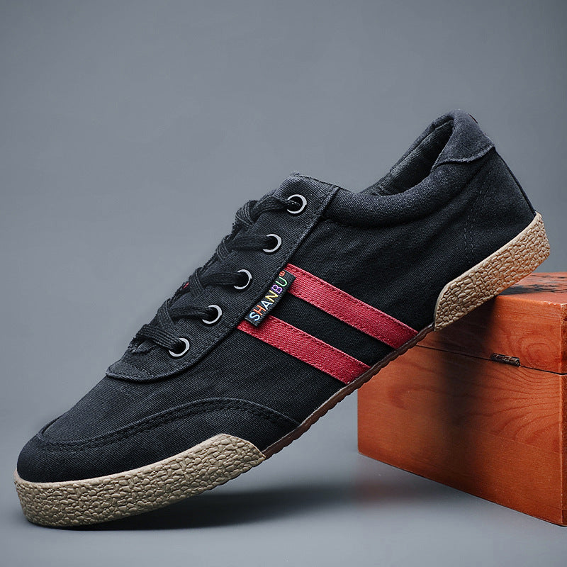 Casual Men's Versatile New Breathable Low Top Canvas Shoes